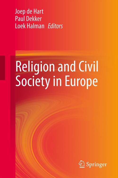 Book cover of Religion and Civil Society in Europe