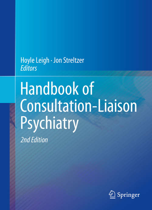 Book cover of Handbook of Consultation-Liaison Psychiatry