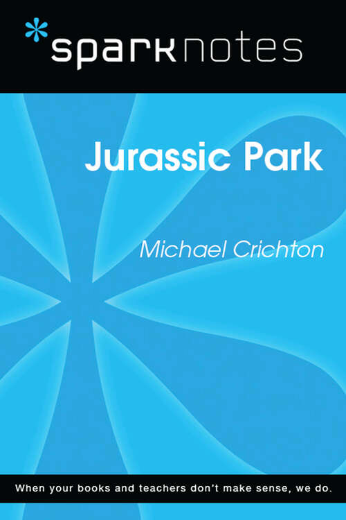 Book cover of Jurassic Park (SparkNotes Literature Guide Series)