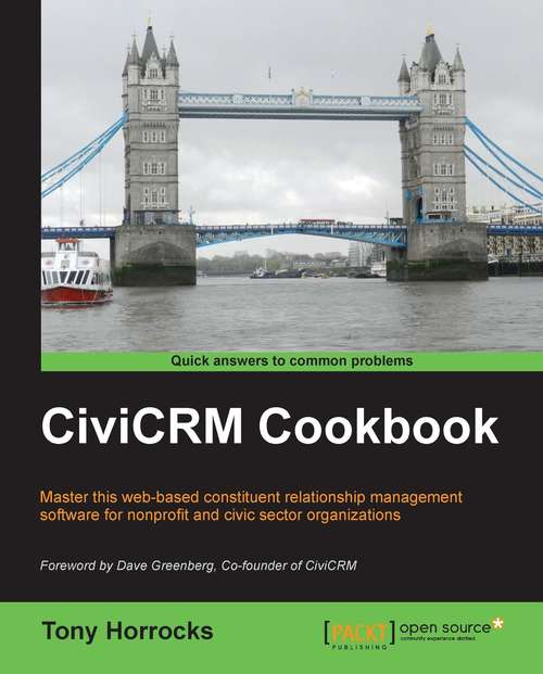 Book cover of CiviCRM Cookbook