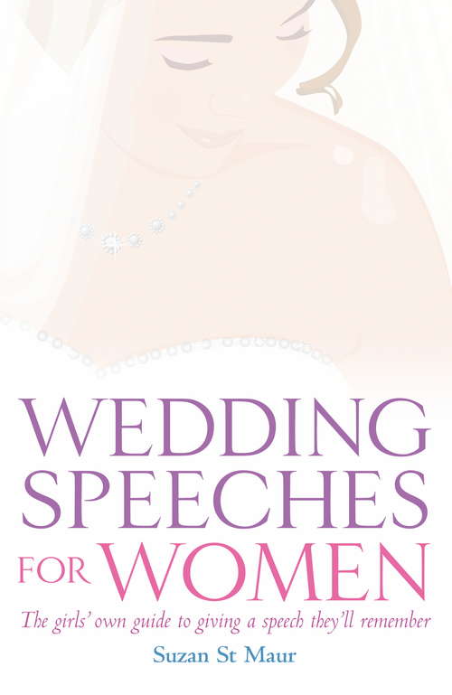 Book cover of Wedding Speeches For Women
