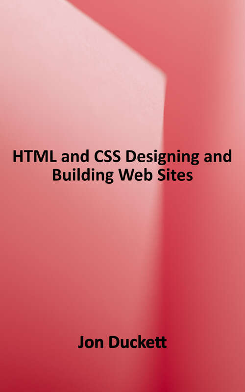 Book cover of HTML & CSS Design and Build Websites