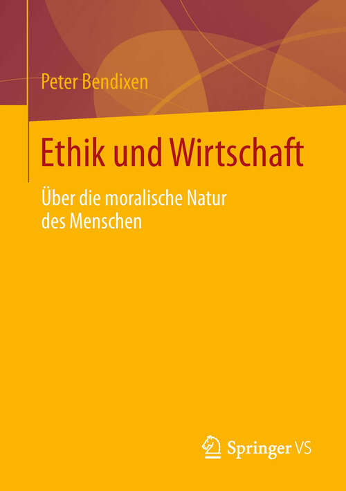 Book cover of Ethik und Wirtschaft