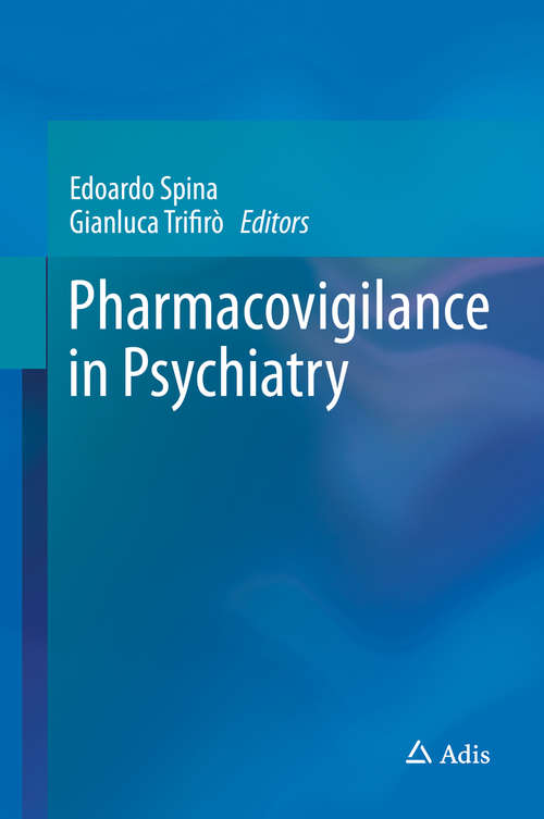Book cover of Pharmacovigilance in Psychiatry