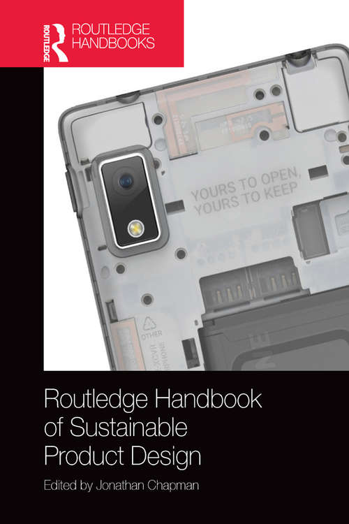 Book cover of Routledge Handbook of Sustainable Product Design