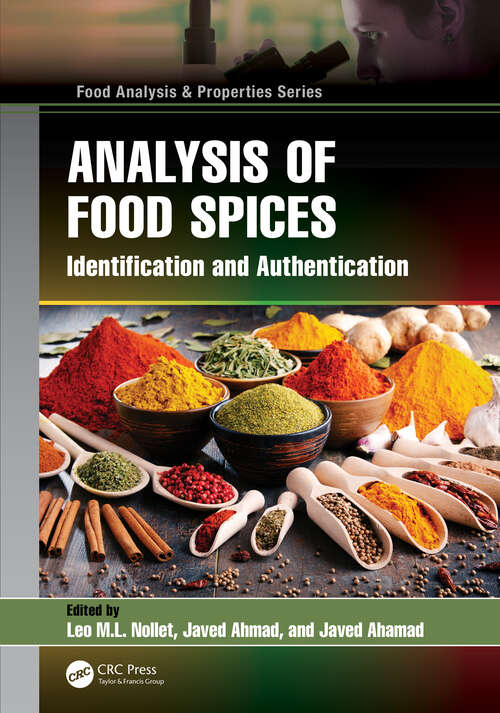 Book cover of Analysis of Food Spices: Identification and Authentication (ISSN)