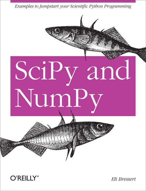Book cover of SciPy and NumPy