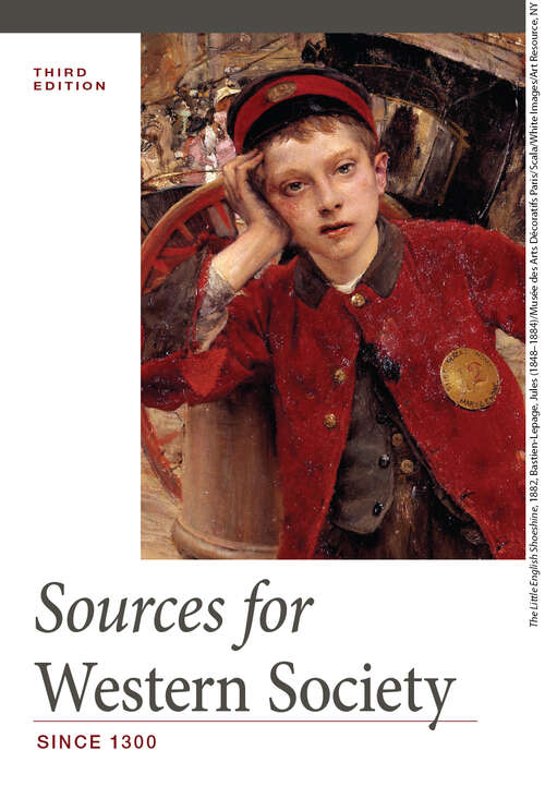 Book cover of Sources for Western Society, Since 1300 (Eleventh Edition)