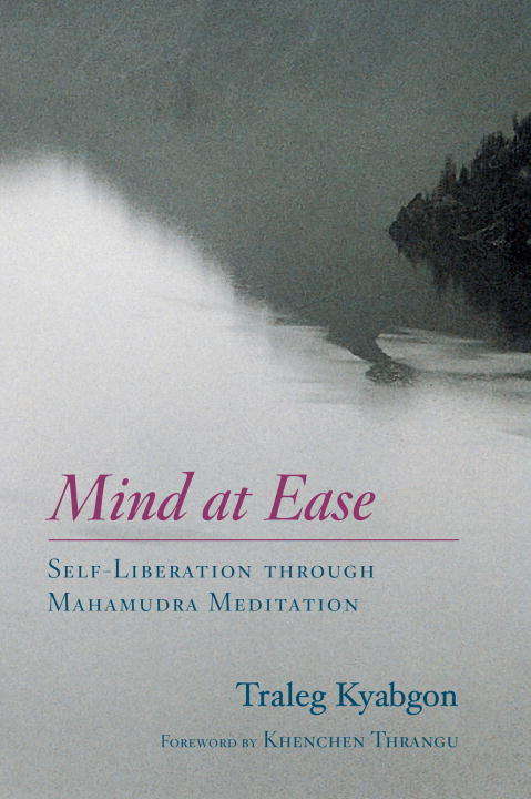 Book cover of Mind at Ease: Self-Liberation through Mahamudra Meditation