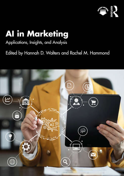Book cover of AI in Marketing: Applications, Insights, and Analysis (1)
