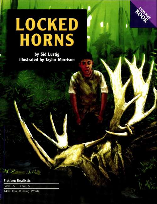 Book cover of Locked Horns / Mortal Combat: Moose and Their Antlers (Fountas & Pinnell LLI Purple: Level S)