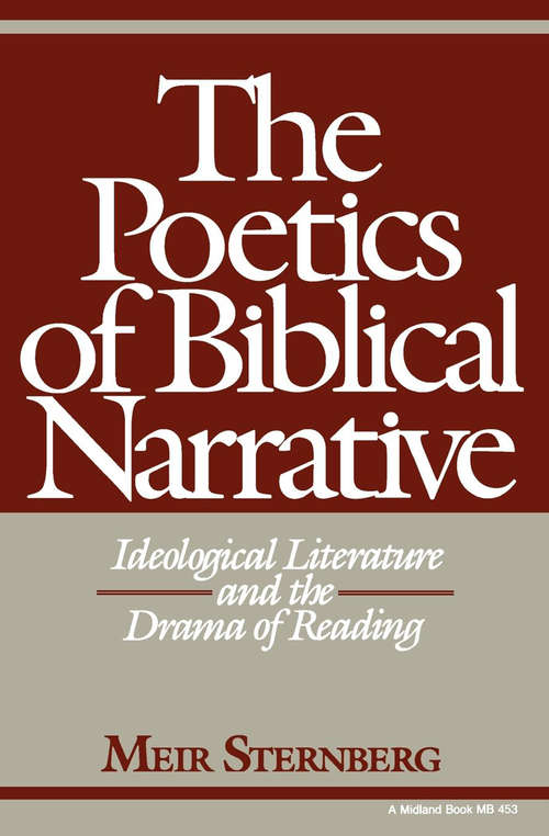 Book cover of The Poetics of Biblical Narrative