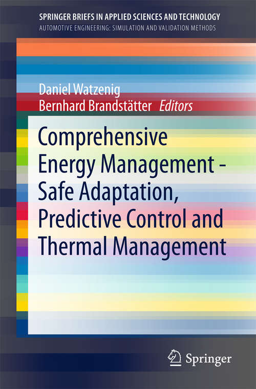 Book cover of Comprehensive Energy Management - Safe Adaptation, Predictive Control and Thermal Management