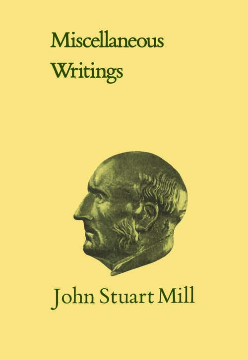 Book cover of Miscellaneous Writings