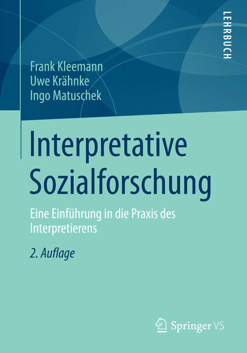 Book cover of Interpretative Sozialforschung