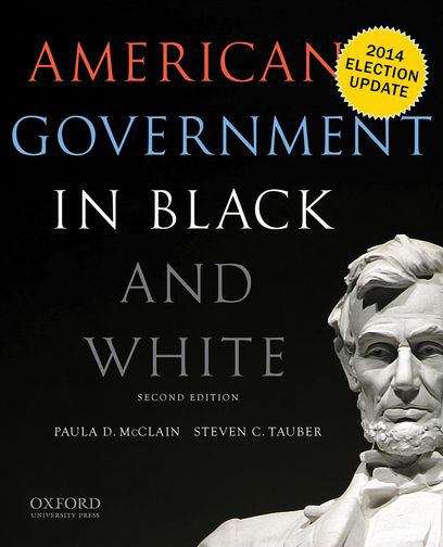 Book cover of American Government in Black and White (Second Edition)