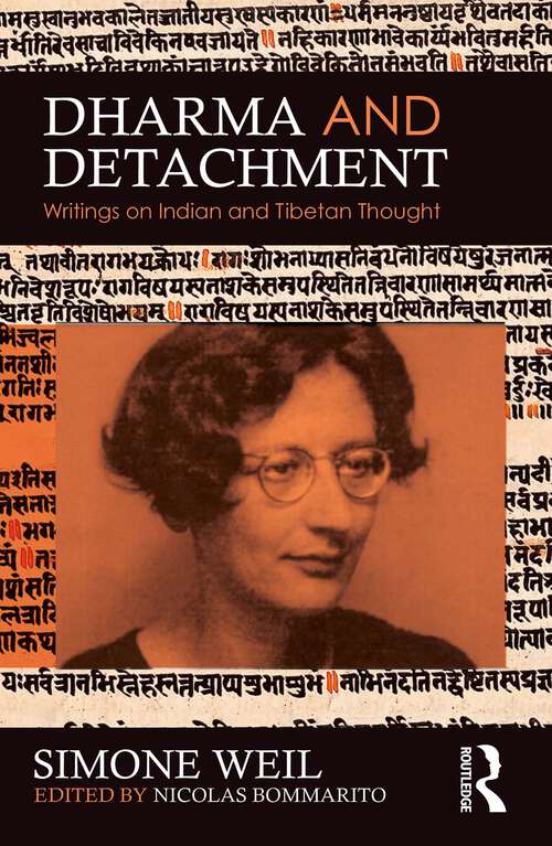 Book cover of Dharma and Detachment: Writings on Indian and Tibetan Thought (1)