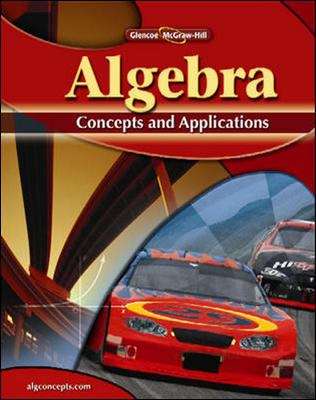 Book cover of Algebra: Concepts and Applications