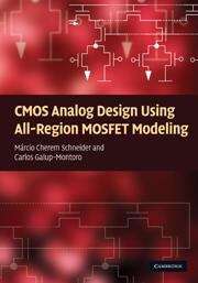 Book cover of CMOS Analog Design Using All-Region MOSFET Modeling