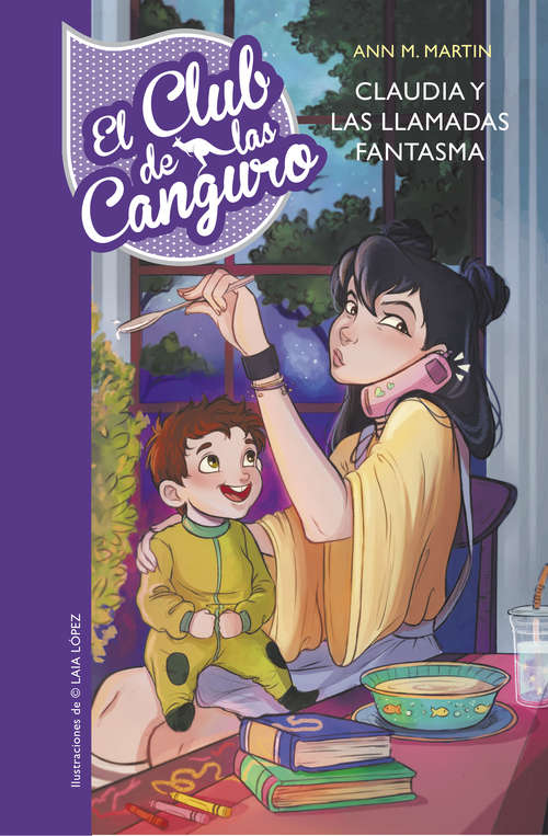 Book cover of Claudia y las llamadas fantasma (El Club de las Canguro 2)