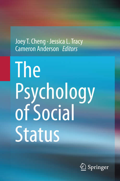 Book cover of The Psychology of Social Status