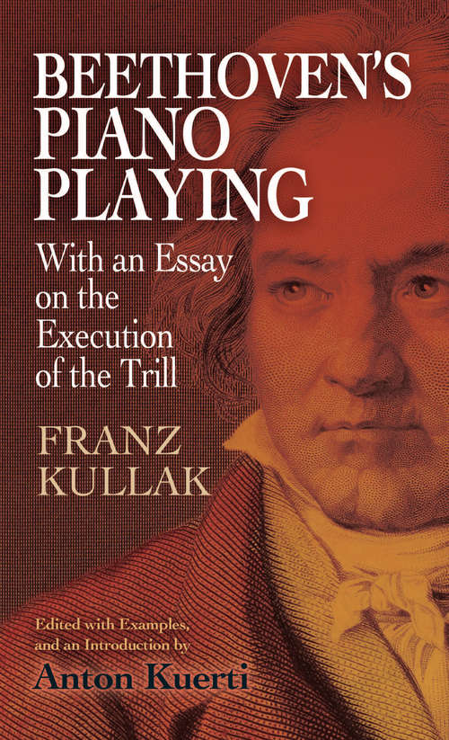 Book cover of Beethoven's Piano Playing: With an Essay on the Execution of the Trill
