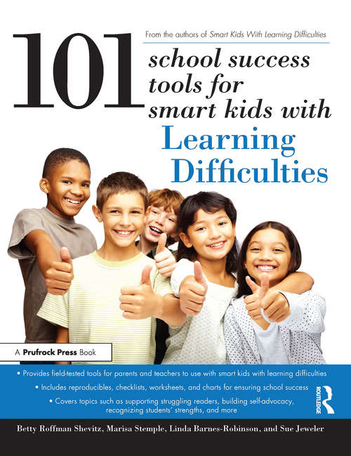 Book cover of 101 School Success Tools for Smart Kids With Learning Difficulties