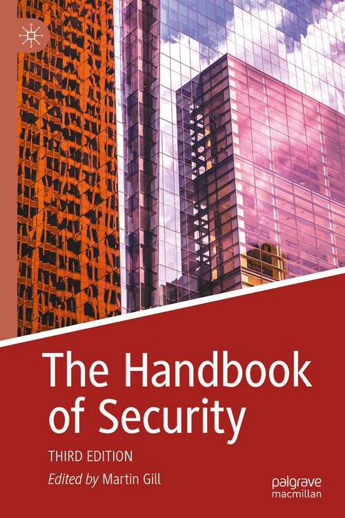 Book cover of The Handbook of Security (3rd ed. 2022)