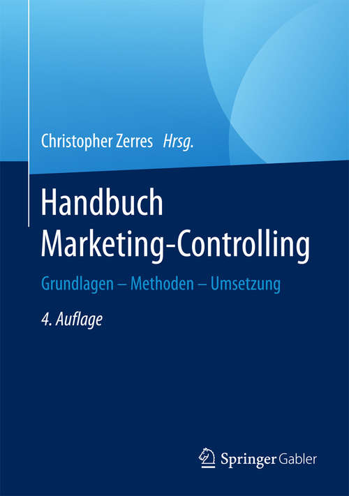 Book cover of Handbuch Marketing-Controlling
