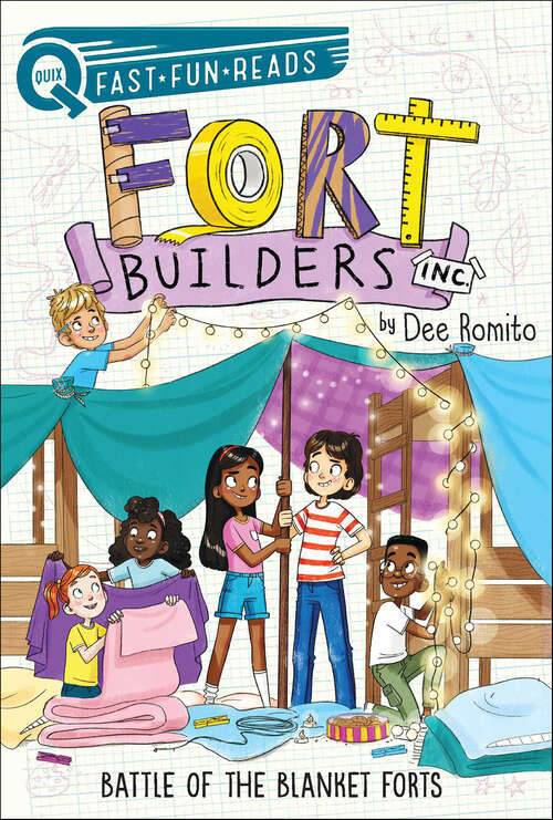 Book cover of Battle of the Blanket Forts: A Quix Book (Fort Builders Inc Ser. #3)
