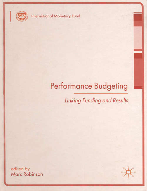 Book cover of Performance Budgeting