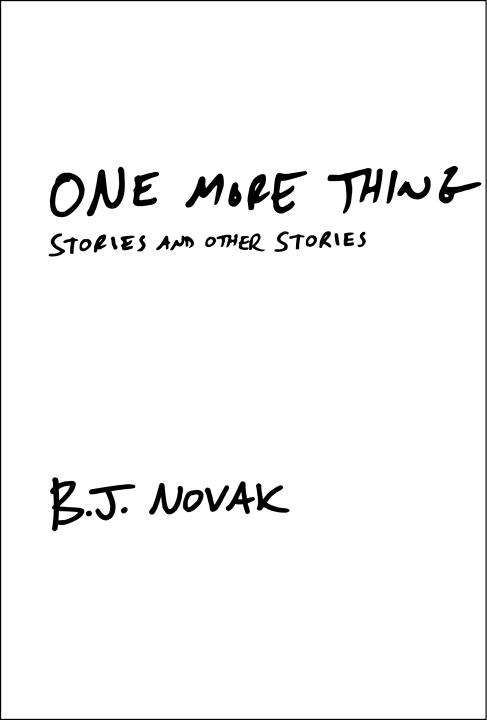 Book cover of One More Thing
