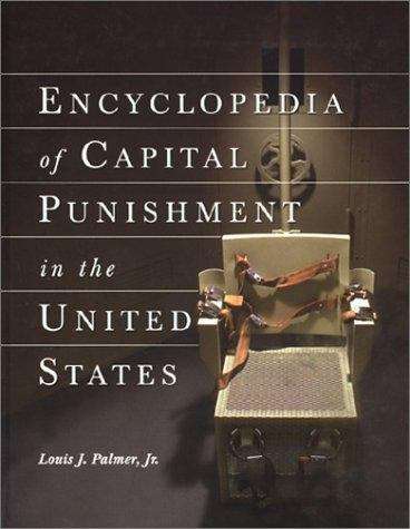Book cover of Encyclopedia of Capital Punishment in the United States