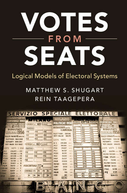 Votes from Seats: Logical Models of Electoral Systems