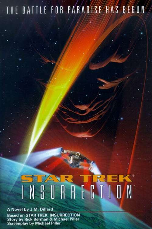 Book cover of Insurrection: Star Trek Ix Movie Novelization (Star Trek )