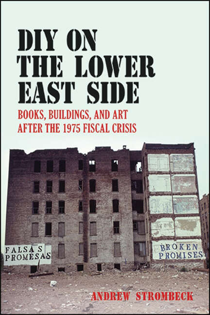 Book cover of DIY on the Lower East Side: Books, Buildings, and Art after the 1975 Fiscal Crisis