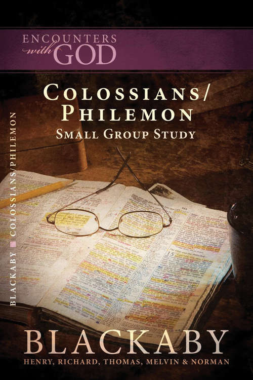 Book cover of Colossians/Philemon