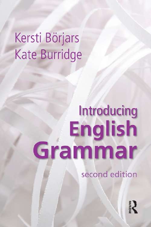 Book cover of Introducing English Grammar