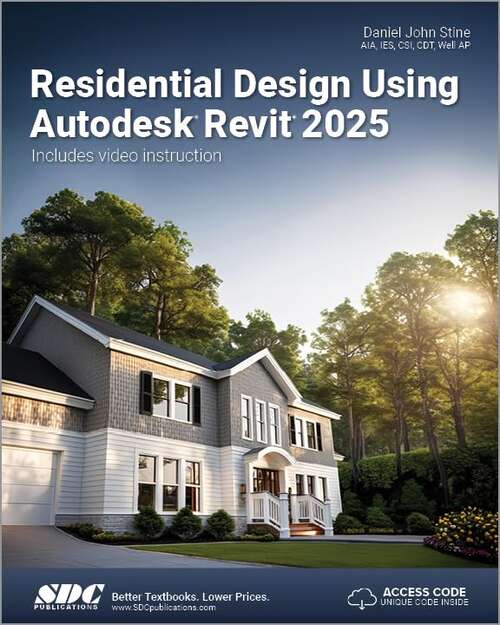 Book cover of Residential Design Using Autodesk Revit 2025