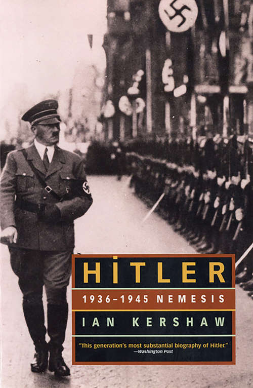 Book cover of Hitler: 1936-1945 Nemesis