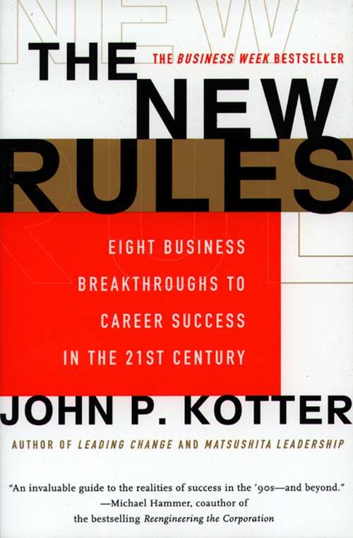 Book cover of The New Rules: How to Succeed in Today's Post-corporate World