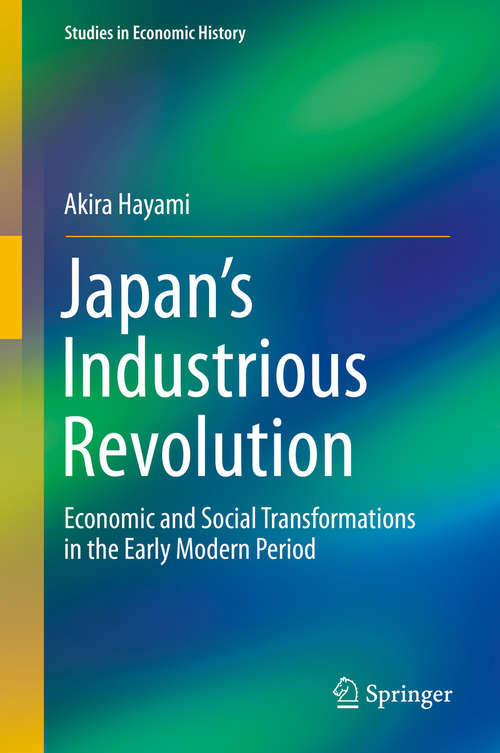 Book cover of Japan's Industrious Revolution