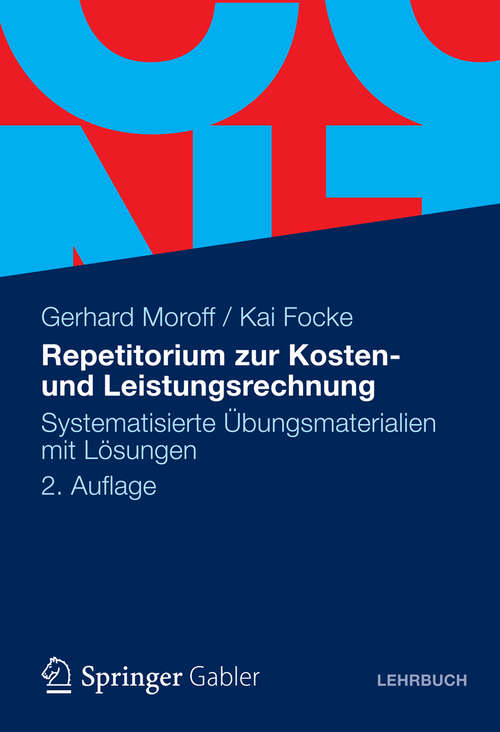 Book cover of Repetitorium zur Kosten- und Leistungsrechnung