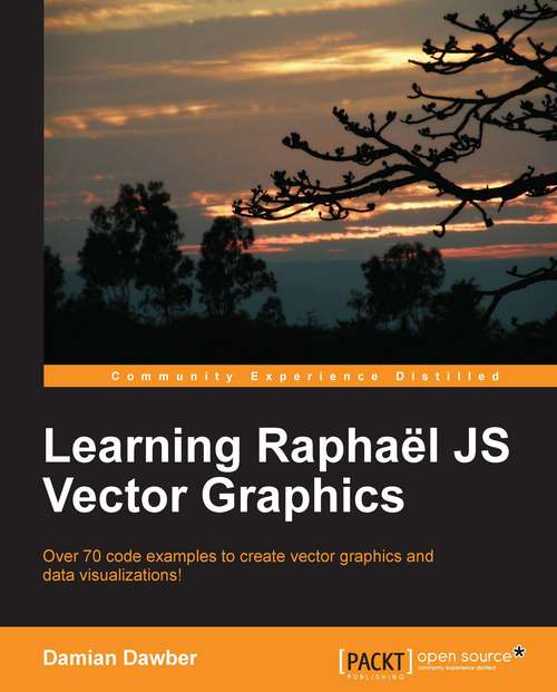 Book cover of Learning Raphaël JS Vector Graphics