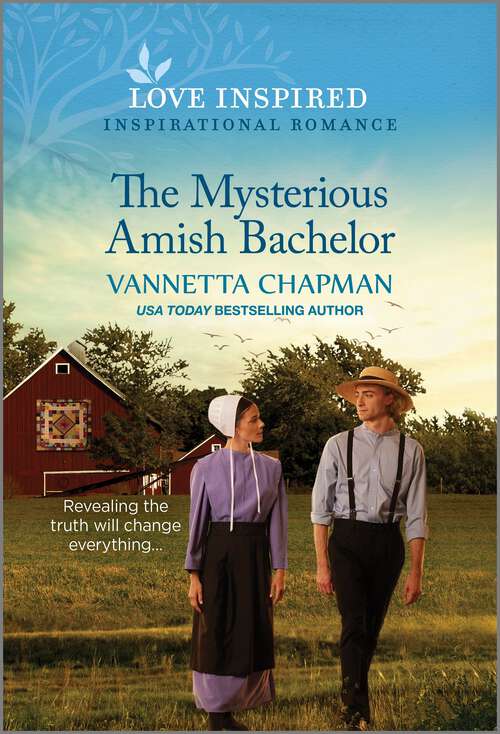 Book cover of The Mysterious Amish Bachelor: An Uplifting Inspirational Romance (Original) (Indiana Amish Market #4)