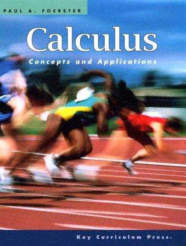 Book cover of Calculus: Concepts and Applications (2nd edition)