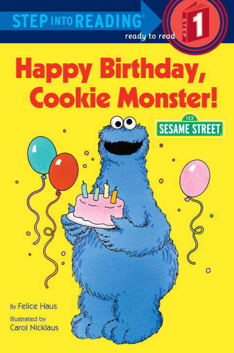 Book cover of Happy Birthday, Cookie Monster (Sesame Street)