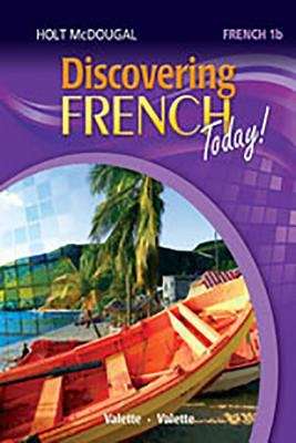 Book cover of Discovering French Today!, French 1B, Second Part = Deuxième partie
