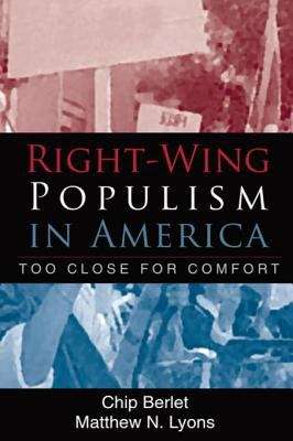 Book cover of Right-Wing Populism in America: Too Close for Comfort