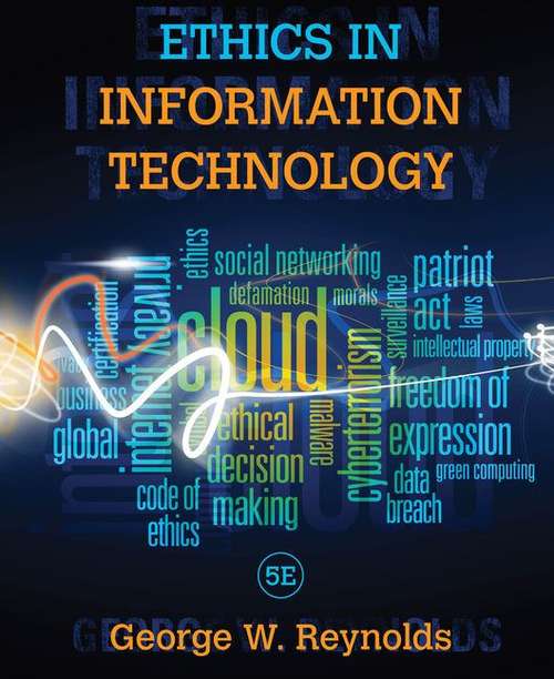 Book cover of Ethics in Information Technology (Fifth Edition)